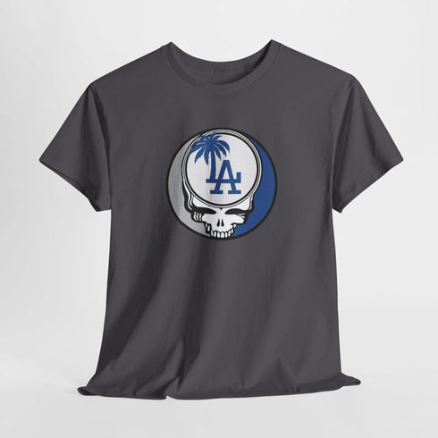 Grateful Dead - Los Angeles Dodgers Grateful Dead Steal Your Face T-Shirt - StealieShop