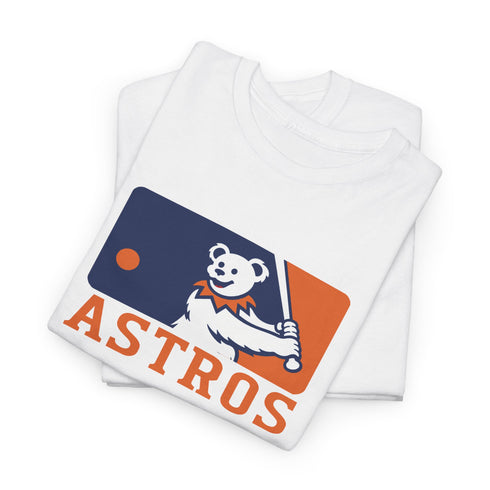 Houston Astros Original Dancing Bear MLB Grateful Dead T-Shirt