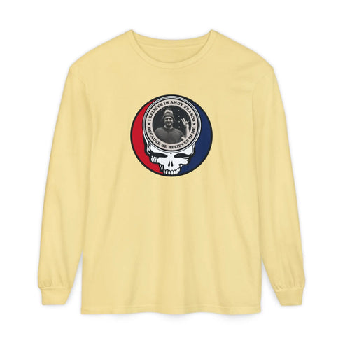 Grateful Dead - Andy Frasco Garment-Dyed Long Sleeve T-Shirt - StealieShop