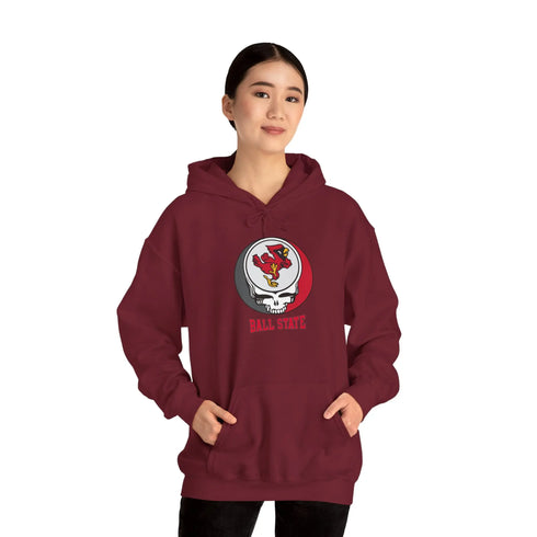 Ball State Charlie Grateful Dead Unisex Hoodie StealieShop
