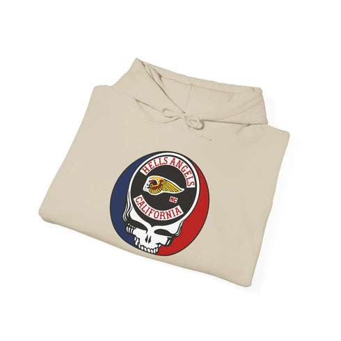 Grateful Dead - Hells Angels Stealie Unisex Heavy Blend Hoodie - StealieShop