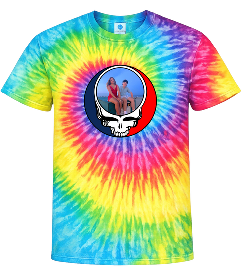 1455 - Custom Stealie Tie-Dye