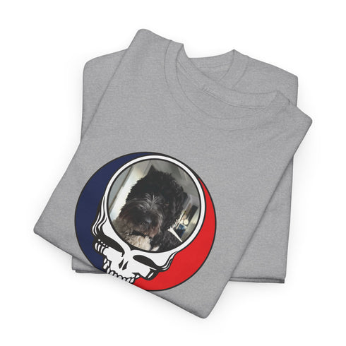 Custom Dog Stealie Unisex Grateful Dead T-Shirt (120)