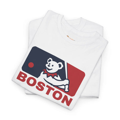 Grateful Dead - Red Sox MLB Logo Grateful Dead Steal Your Face T-Shirt - StealieShop