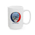 Ski Heavenly Trail Map Stealie 15oz Ceramic Mug