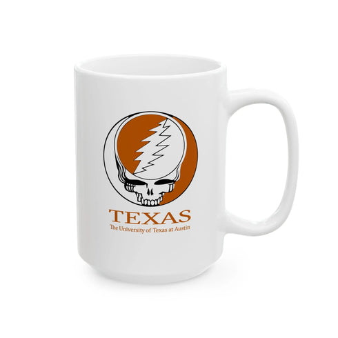 Grateful Dead - Texas Stealie Ceramic Coffee Mug - StealieShop