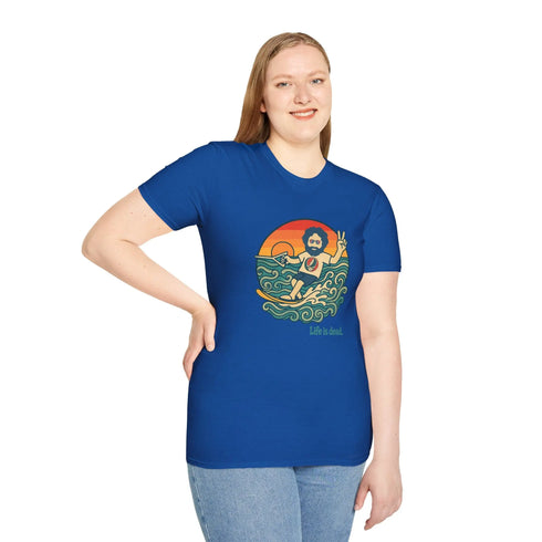 Grateful Dead - Jerry's Ridin' The Wake Life is dead. T-Shirt - StealieShop