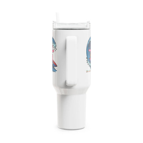 Grateful Dead - Surfin' Bear "Fat Man" Tumbler, Double Insulated 40oz Travel Mug - StealieShop