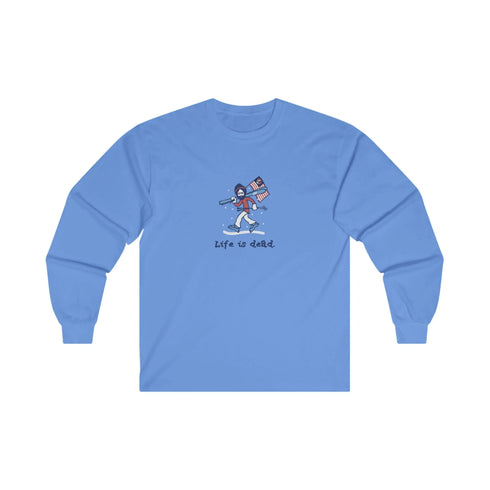 Life is dead. Skier Jerry - Grateful Dead Long Sleeve Tee - StealieShop