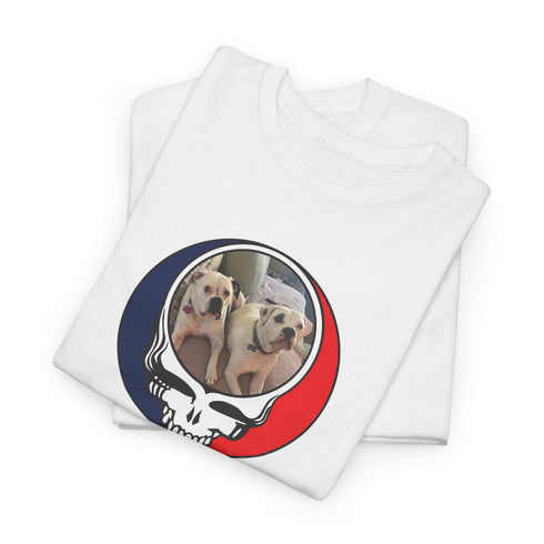Custom Dog Stealie Unisex Grateful Dead T-Shirt (97)