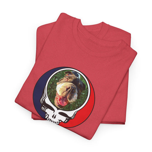 Custom Dog Stealie Unisex Grateful Dead T-Shirt (96)