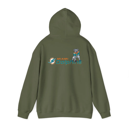 Miami Dolphins Dancing Bear Unisex Hoodie - NFL - StealieShop