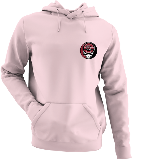 University of South Carolina - Premium Grateful Dead Left Chest Hoodie - Light Pink - 4