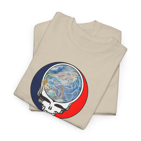 Hunter Mountain Trail Map Stealie Grateful Dead T-Shirt