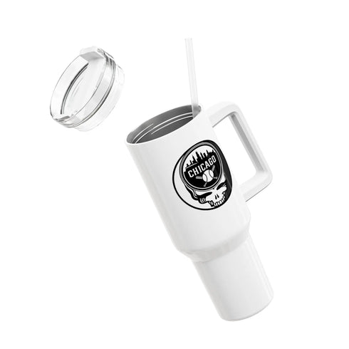 Grateful Dead - Chicago White Sox "Fat Man" Tumbler, Double Insulated 40oz Travel Mug - StealieShop