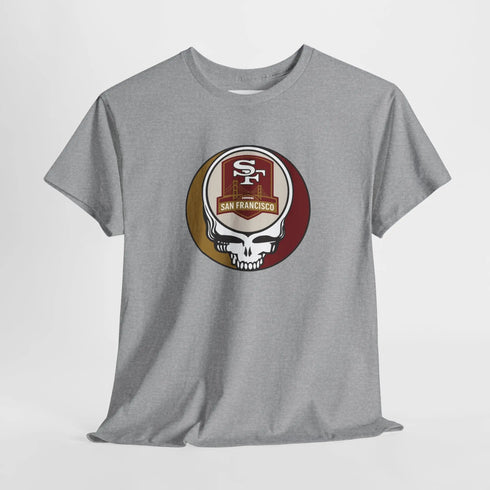 Grateful Dead - San Francisco 49ers Grateful Dead Steal Your Face T-Shirt - NFL - StealieShop