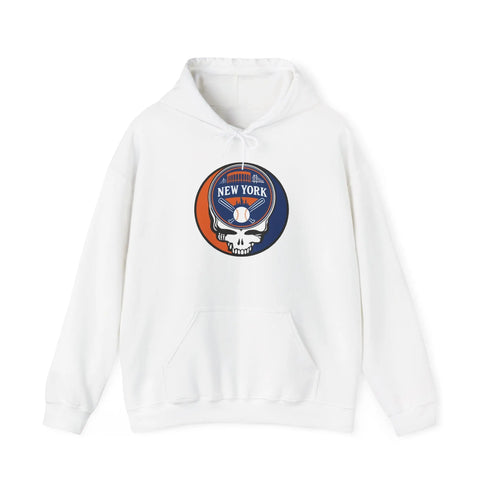Grateful Dead - Copy of New York Mets Stealie Grateful Dead Unisex Heavy Blend Hoodie - MLB - StealieShop