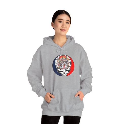 Grateful Dead - Ramones Stealie Unisex Heavy Blend Hoodie - StealieShop