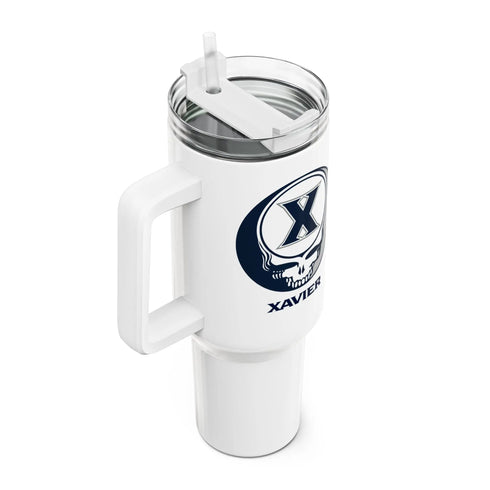 Grateful Dead - Xavier University Stealie "Fat Man" Tumbler, Double Insulated 40oz Travel Mug - StealieShop