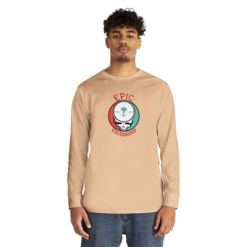 Grateful Dead - Epic Excursions Stealie Long Sleeve Crewneck Tee - StealieShop