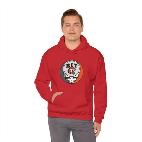 Rochester Institute of Technology Grateful Dead Unisex Heavy Blend Hoodie - RIT StealieShop