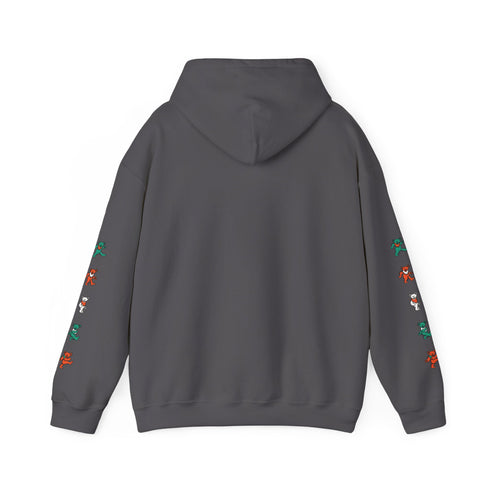 Irish Stealie with Dancing Bears Sleeves Premium Unisex Hoodie