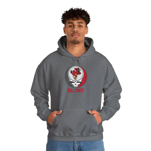 Ball State Charlie Grateful Dead Unisex Hoodie StealieShop