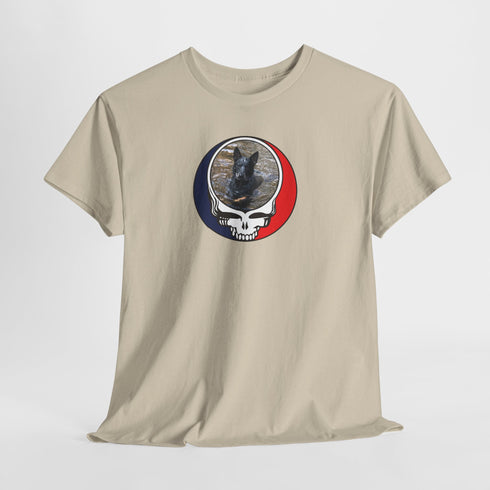 Custom Dog Stealie Unisex Grateful Dead T-Shirt (45)