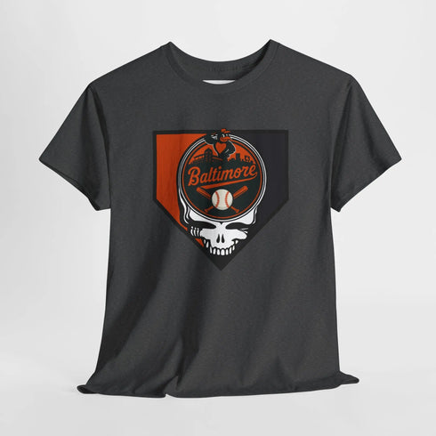 Grateful Dead - Home Run Collection: Baltimore Edition Grateful Dead Steal Your Face T-Shirt - MLB - StealieShop