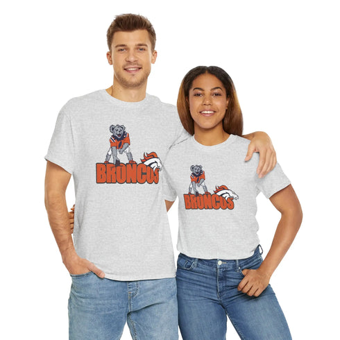 Denver Broncos Dancing Bear Grateful Dead T-Shirt - NFL StealieShop