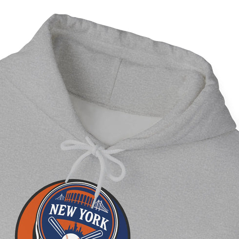 Grateful Dead - Copy of New York Mets Stealie Grateful Dead Unisex Heavy Blend Hoodie - MLB - StealieShop
