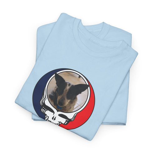 Custom Dog Stealie Unisex Grateful Dead T-Shirt (138)