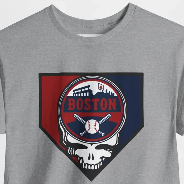 Grateful Dead - Home Run Collection: Boston Edition Grateful Dead Steal Your Face T-Shirt - StealieShop