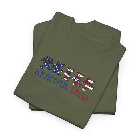 American Flag Dancing Bears Unisex Grateful Dead T-Shirt
