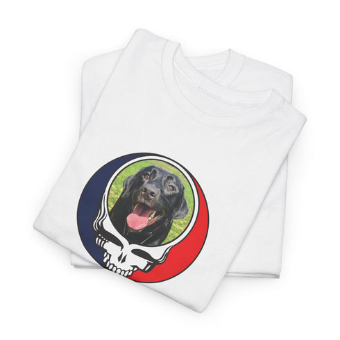 Custom Dog Stealie Unisex Grateful Dead T-Shirt (141)