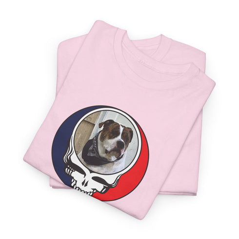 Custom Dog Stealie Unisex Grateful Dead T-Shirt (111)