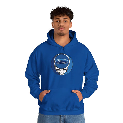 Ford Steal Your Face Grateful Dead Unisex Hoodie StealieShop