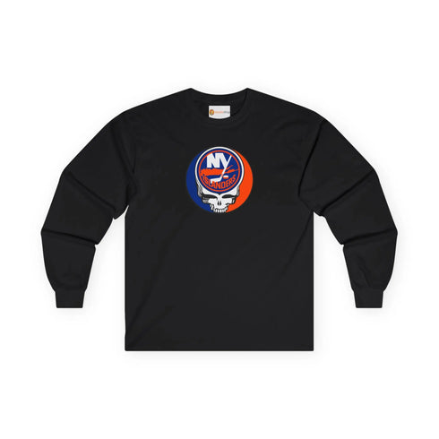 New York Islanders Grateful Dead Long Sleeve Tee StealieShop
