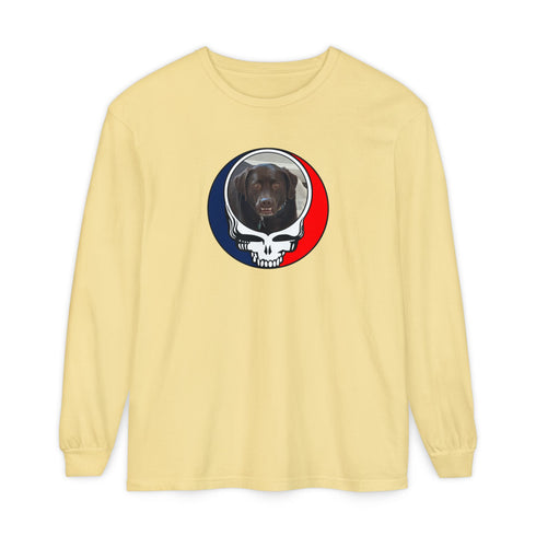 Custom Dog Garment-Dyed Long Sleeve T-Shirt (72)
