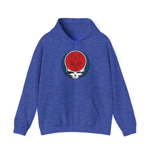 Grateful Dead - Steal Your Lobster Stealie Grateful Dead Hooded Sweatshirt - StealieShop