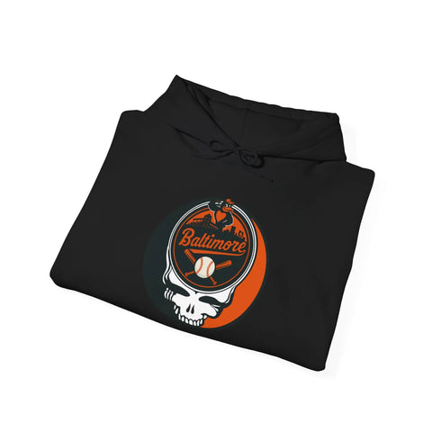 Grateful Dead - Baltimore Orioles Grateful Dead Unisex Heavy Blend Hoodie - Hooded Sweatshirt - StealieShop