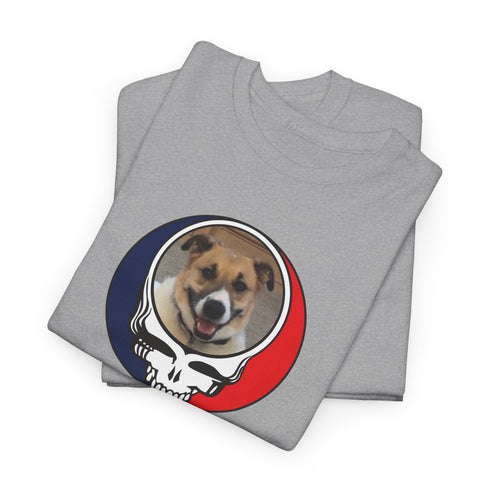 Custom Dog Stealie Unisex Grateful Dead T-Shirt (127)