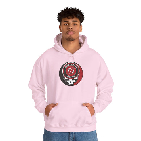 New Jersey Devils Grateful Dead Unisex Heavy Blend Hoodie StealieShop