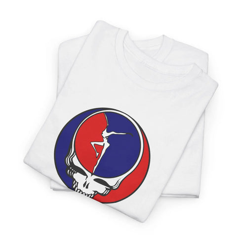 Grateful Dead - Fire Dancer Stealie Unisex Tshirt - StealieShop