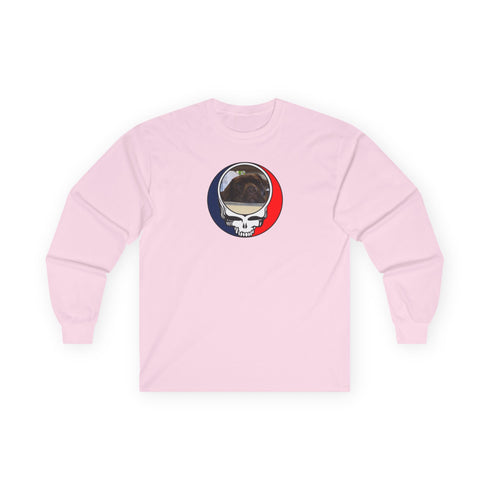 Custom Dog Stealie Grateful Dead Long Sleeve Tee (146)