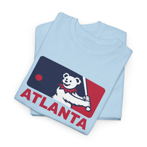 Atlanta Braves Dancing Bear MLB Logo Unisex Grateful Dead T-Shirt