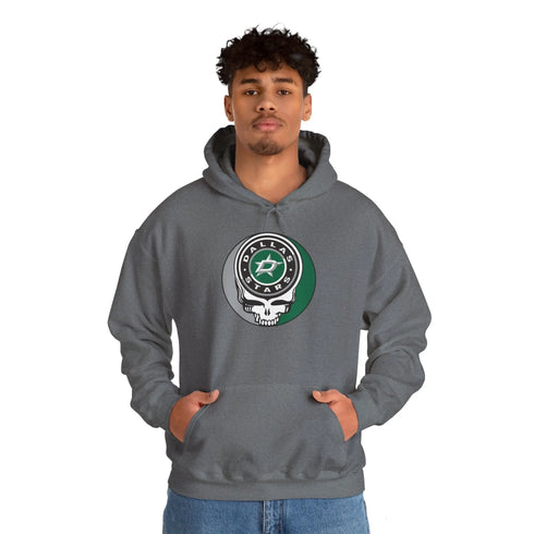 Dallas Stars Grateful Dead Unisex Heavy Blend Hoodie - StealieShop