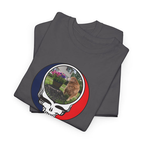 Custom Dog Stealie Unisex Grateful Dead T-Shirt (36)