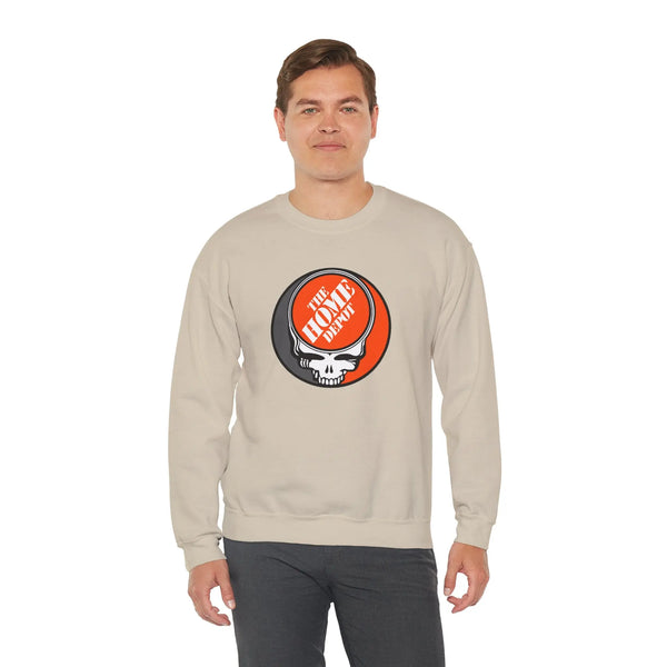Grateful Dead - Home Depot Stealie Crewneck Sweatshirt - StealieShop