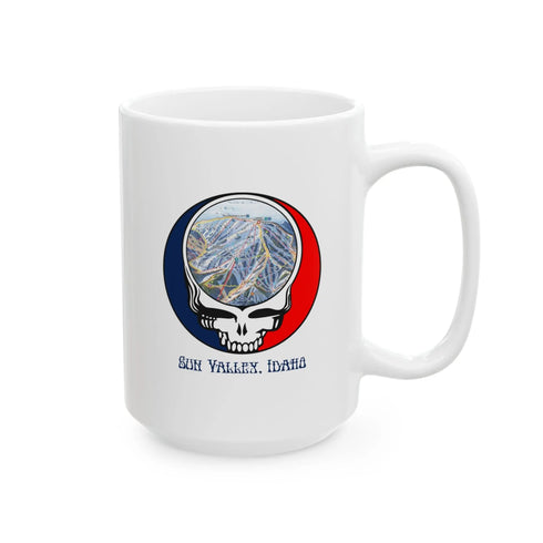 Sun Valley Trail Map Stealie 15oz Ceramic Mug